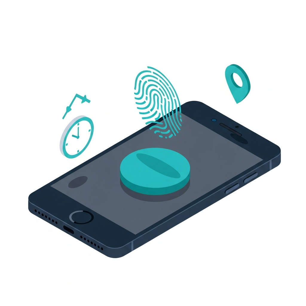 Fichaje digital desde el movil con un solo toque