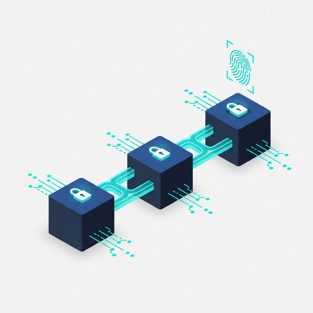 Cadena de integridad criptografica con bloques encadenados